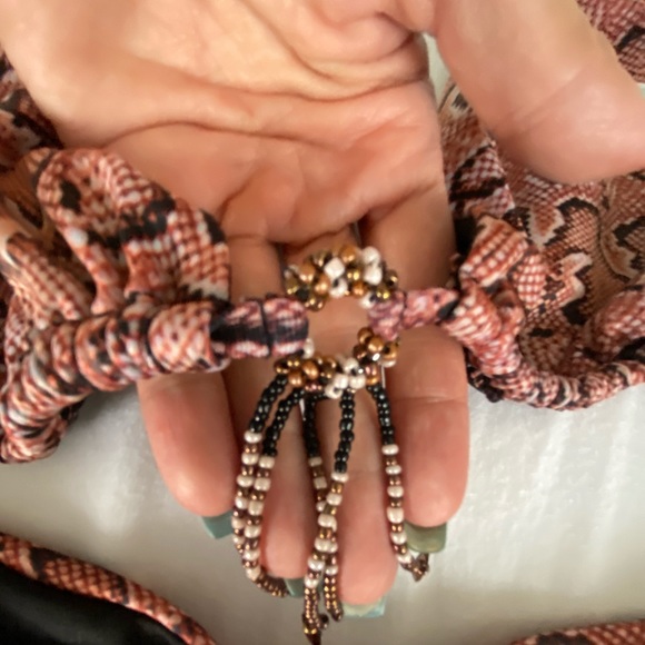 NWT Snake print triangle bikini - Picture 3 of 5